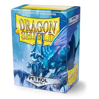 AT-11020 Dragon Shield Standard Sleeves - Matte Petrol (100 Sleeves)