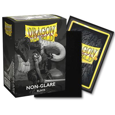 AT-11822 Dragon Shield Matte NonGlare - Black V2 (100 Sleeves)