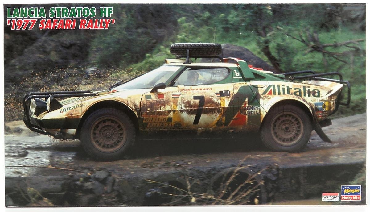 LANCIA | STRATOS HF ALITALIA N 7 3rd RALLY SAFARI 1977 S.MUNARI - P.SODANO | WHITE GREEN RED