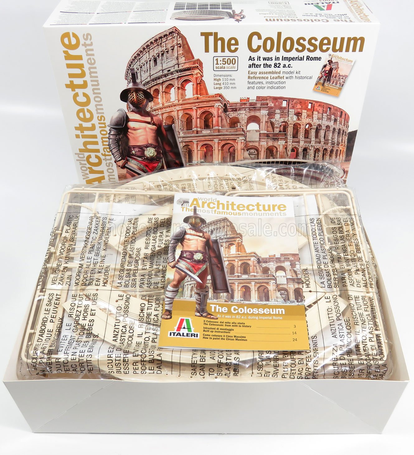 ITALERI | THE COLOSSEUM - Lungh.LENGHT cm 41.0 X Largh.WIDTH cm 31.0 X Alt.HEIGHT cm 11.0 | /