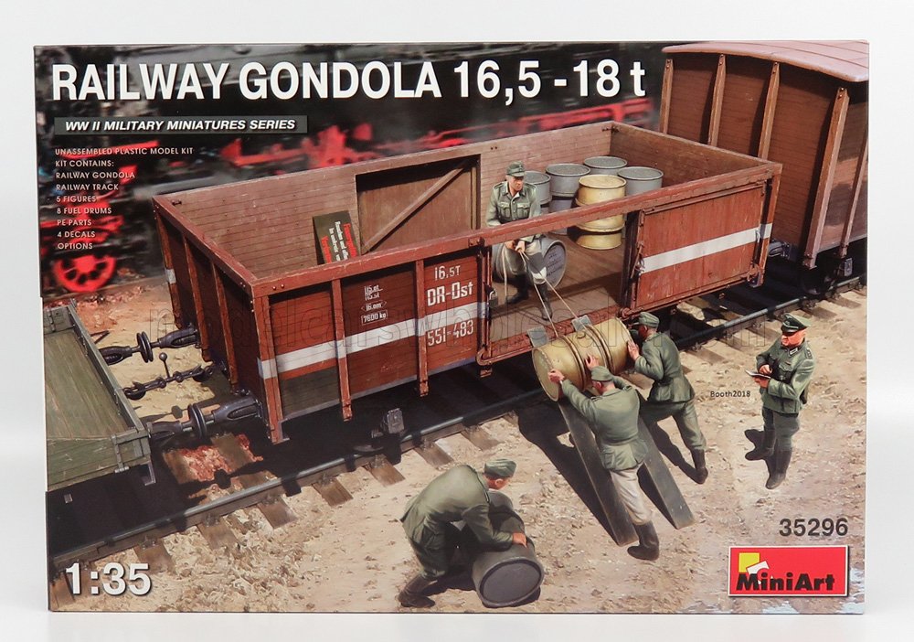 TRAILER | CARROZZA FERROVIARIA RAILWAY MILITARY GONDOLA | /