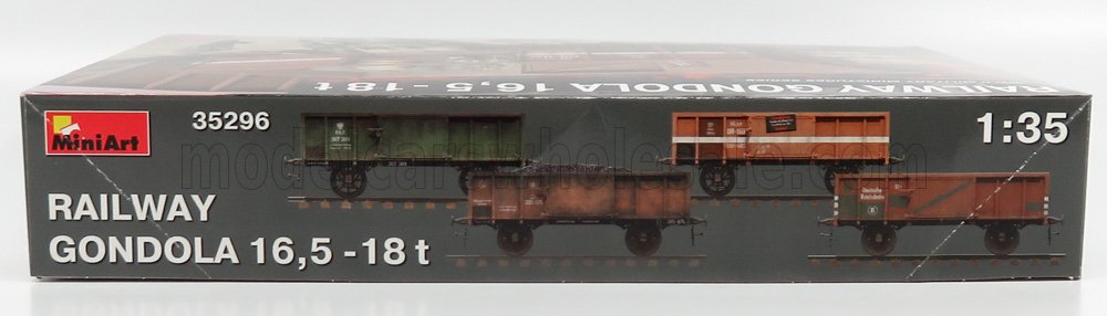 TRAILER | CARROZZA FERROVIARIA RAILWAY MILITARY GONDOLA | /