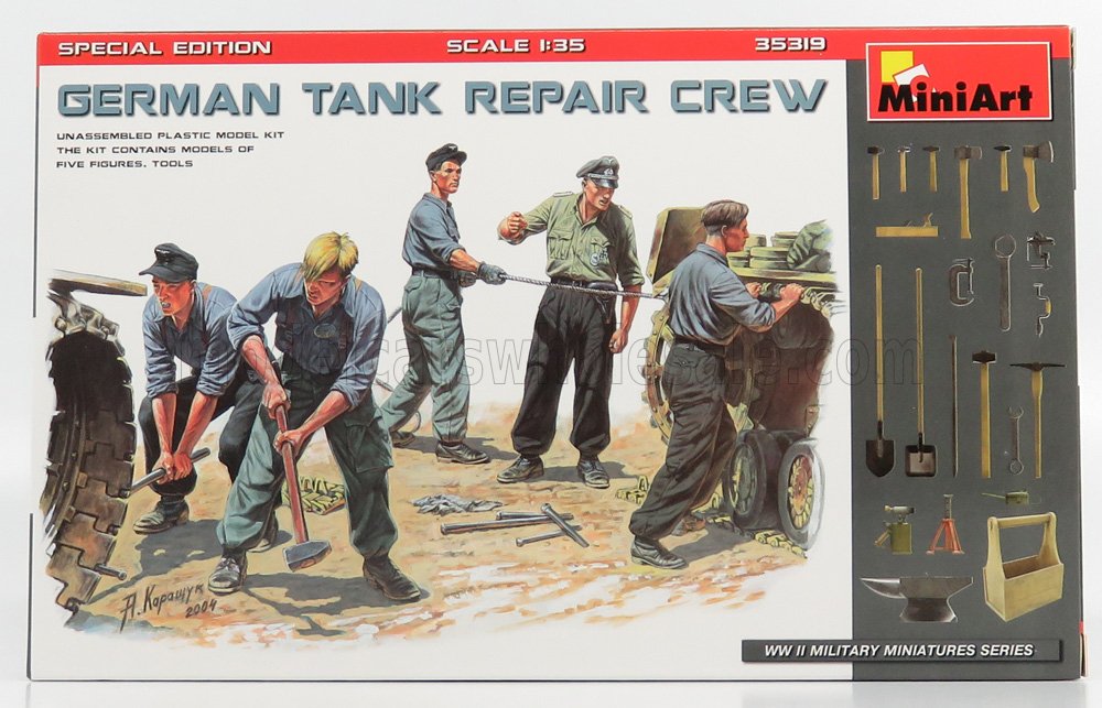 FIGURES | SOLDATI - SOLDIERS - GERMAN TANK REPAIR CREW | /