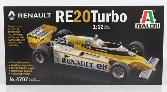 RENAULT | F1  RE20 TURBO N 16 SEASON 1980 R.ARNOUX - N 15 J.P.JABOUILLE | YELLOW WHITE