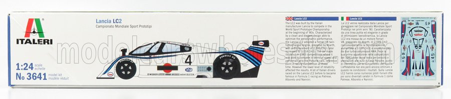 LANCIA | LC2 TEAM LANCIA MARTINI N 4 CAMPIONATO SPORT PROTOTIPI 1985 R.PATRESE - M.ALBORETO - N 5 T.FABI - P.GHINZANI | /