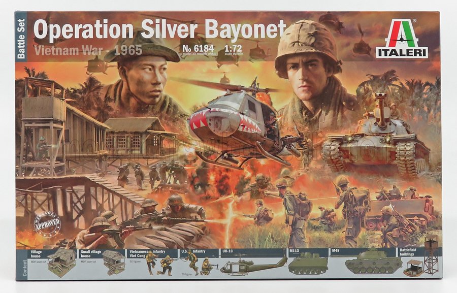 ACCESSORIES | DIORAMA - WAR BATTLE SET - OPERATION SILVER BAYONET VIETNAM 1965 | /