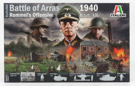 ACCESSORIES | DIORAMA - WAR BATTLE SET OF ARRAS - ROMMEL'S OFFENSIVE 1940 | /