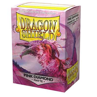 AT-11039 Dragon Shield Standard Sleeves - Matte Pink Diamond (100 Sleeves)