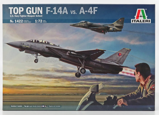 GRUMMAN | A-4F + F-14A TOMCAT U.S.A. NAVY FIGHTER WEAPON SCHOOL 1974 | /