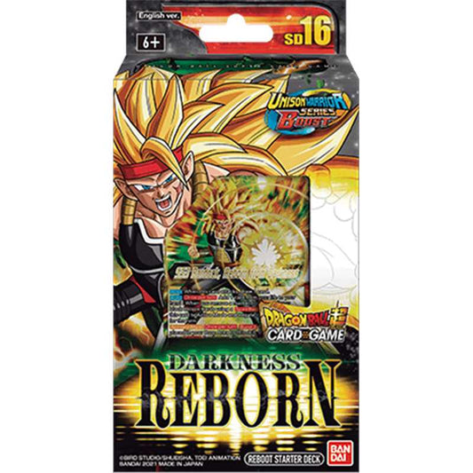 Display 6x Dragon Ball Super Starter Deck 16 Darkness Reborn (SD16)