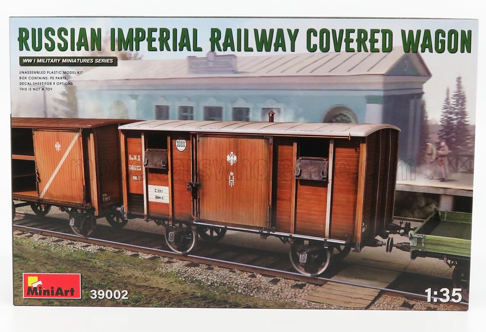 ACCESSORIES | RUSSIAN IMPERIAL RAILWAY COVERED WAGON | /