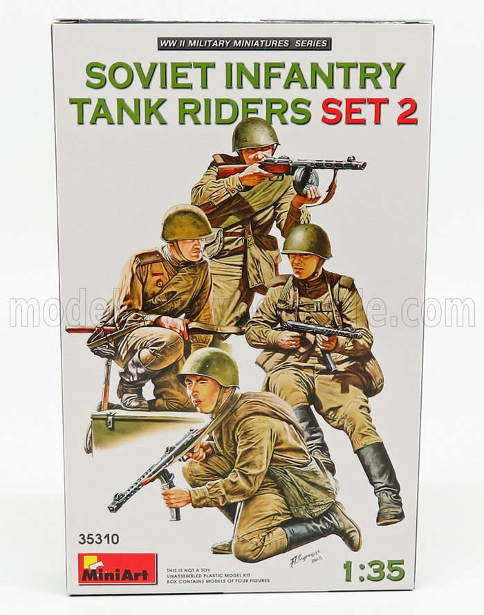 FIGURES | SOVIET INFANTRY TANK RIDERS SET 2 | /