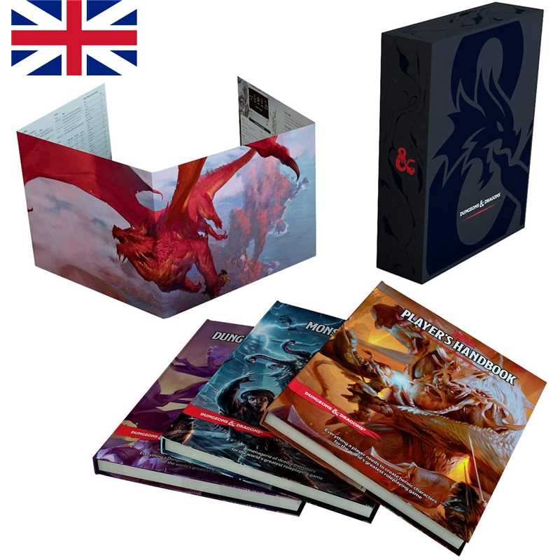 Dungeons & Dragons 5a ed. - D&D RPG Core Rulebook Gift Set 2018 - ING