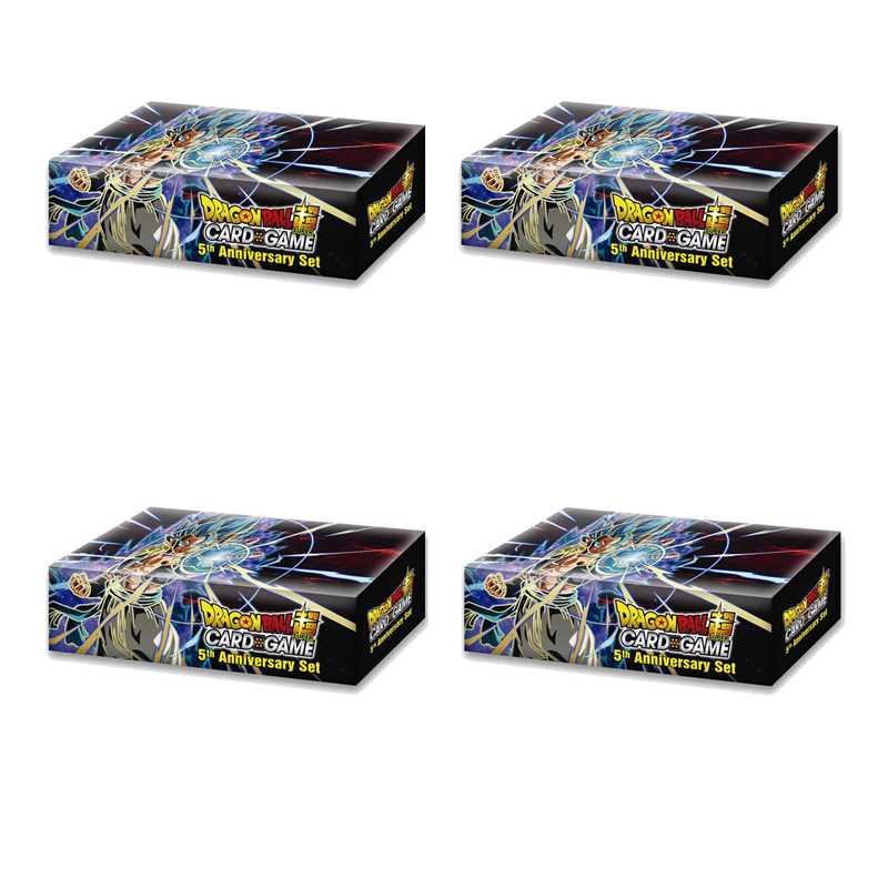 Display 4x Dragon Ball Super Card Game 5th Anniversary Set [BE21]