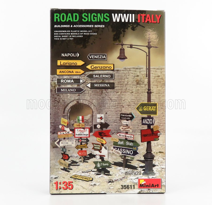 ACCESSORIES | CARTELLI SEGNALETICA STRADALE - ROAD SIGNS WWII ITALY | /