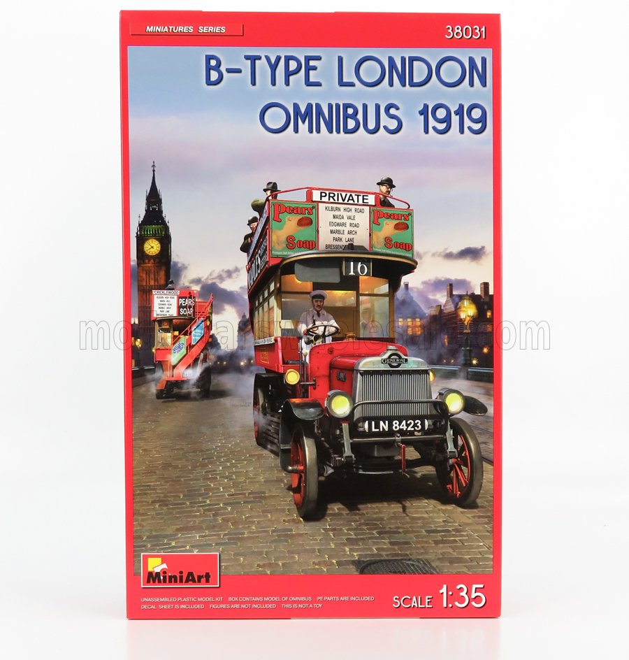 GENERAL | OMNIBUS B-TYPE LONDON AUTOBUS 1919 | /