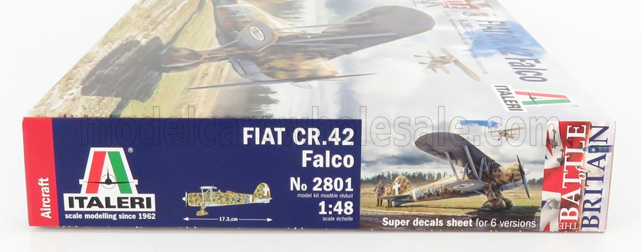 FIAT | CR.42 FALCO AERONATICA MILITARE BATTLE OF BRITAIN AIRPLANE 1939 | 1/48