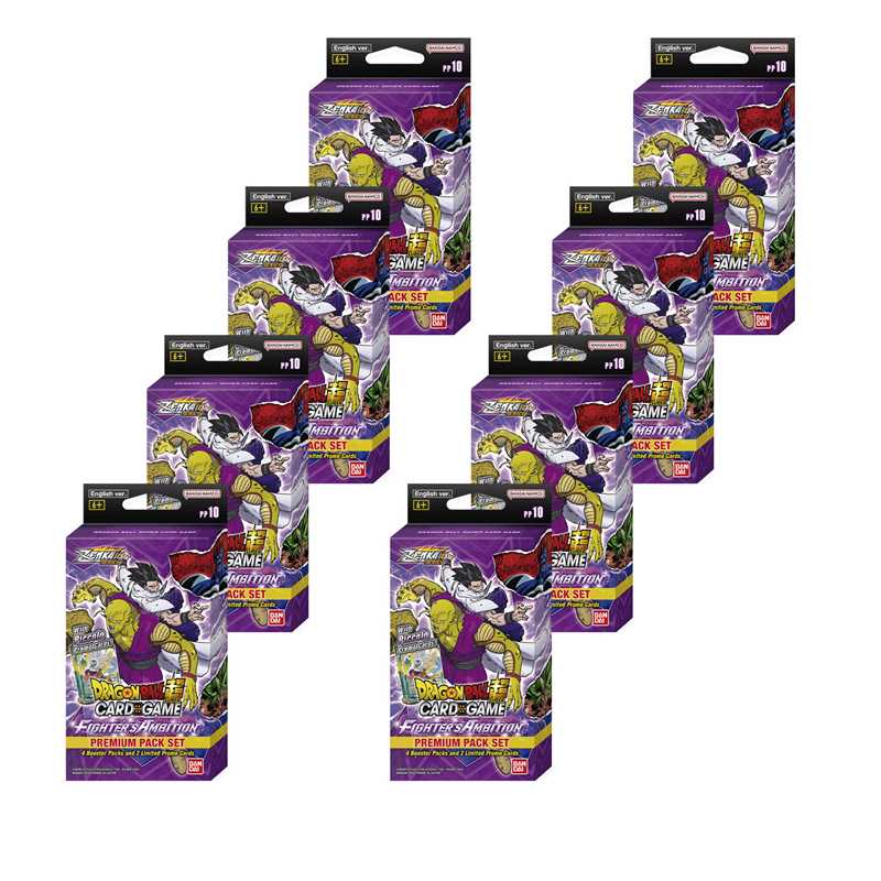 Display 8x Dragon Ball Super Premium Pack Zenkai Series Set 2 [PP10]