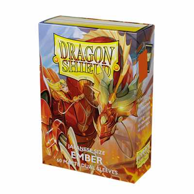 AT-15154 Dragon Shield Japanese Matte Dual Ember 'Alaria, Warrior Princess' (60 Sleeves)