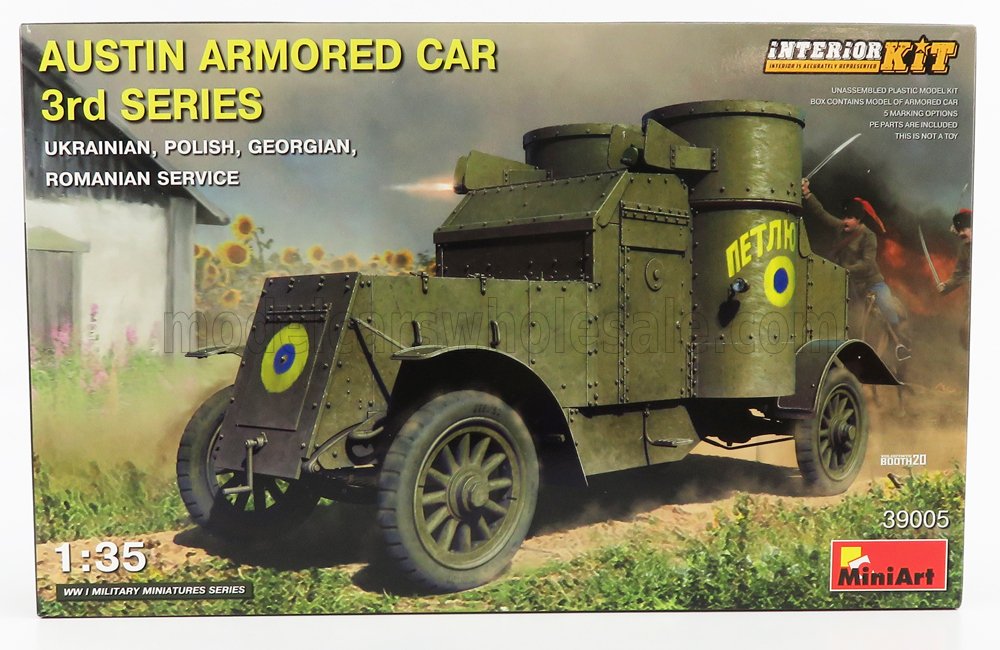 AUSTIN | ARMORED CAR 3-SERIES MILITARY 1914 | /