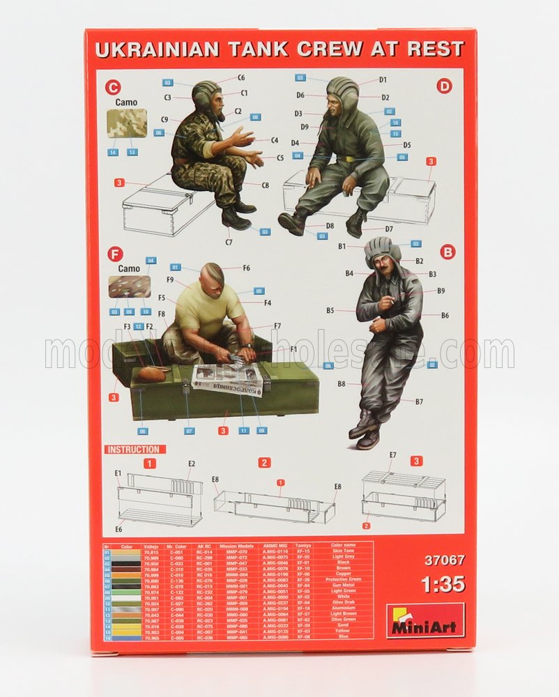 FIGURES | SOLDATI - SOLDIERS MILITARY UKRAINIAN TANK | /