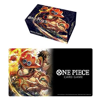 Enlarge Image One Piece Card Game Playmat and Storage Box Set -Portgas.D.Ace