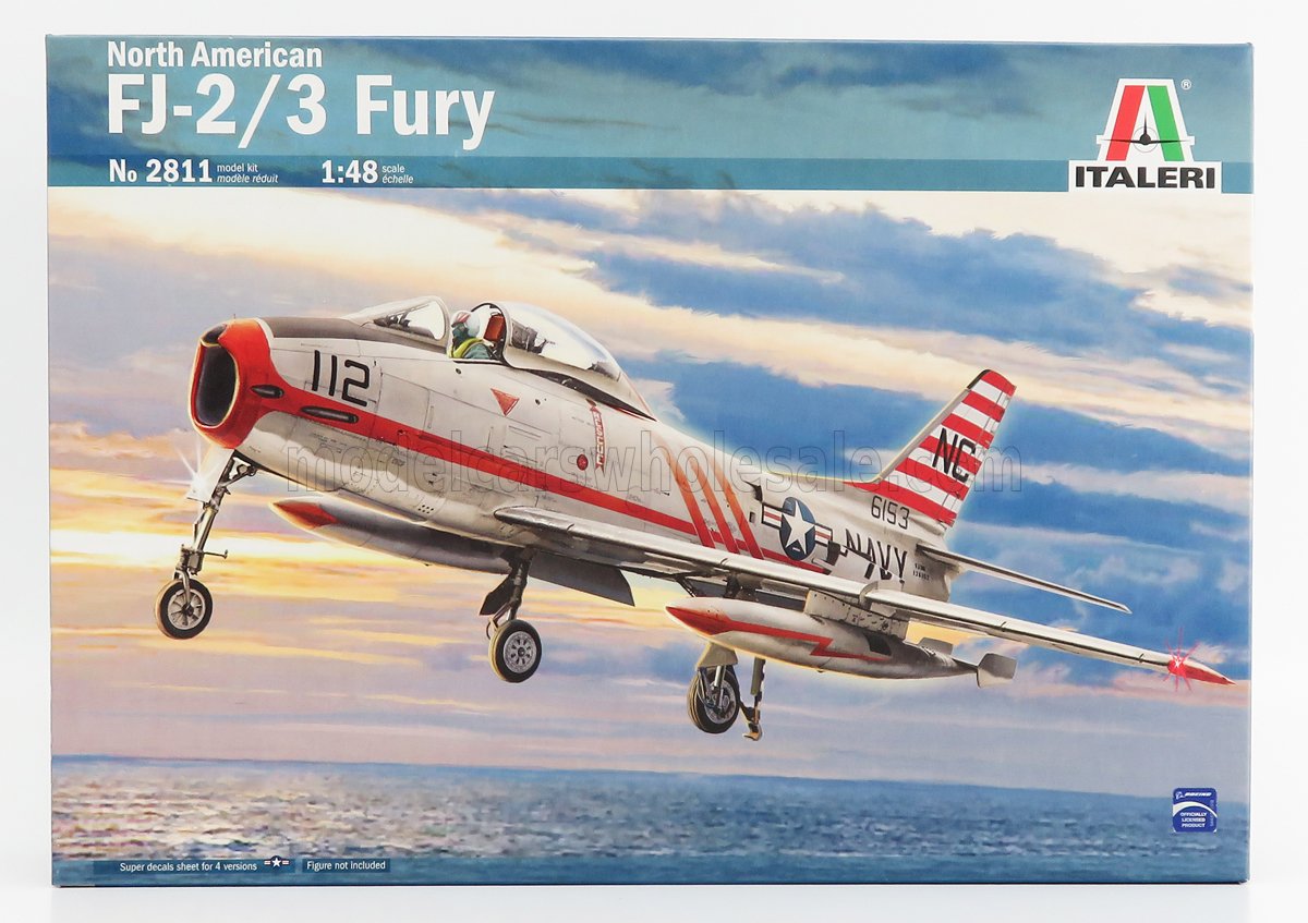 NORTH AMERICAN | FURY FJ-2/3 AIRPLANE MILITARY 1960 | 1/48