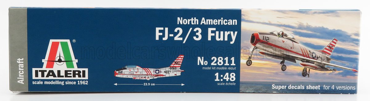 NORTH AMERICAN | FURY FJ-2/3 AIRPLANE MILITARY 1960 | 1/48