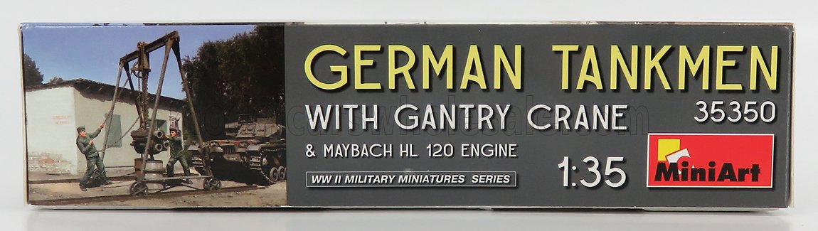 FIGURES | SOLDATI - SOLDIERS MILITARY GERMAN TANKMEN WITH GANTRY CRANE 1944 | /