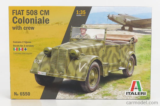 FIAT | 508C 1100 CABRIOLET COLONIALE MILITARY 1939 | 1/35