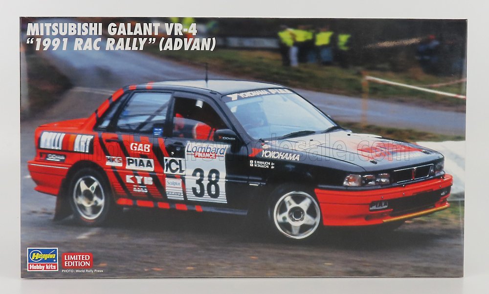 MITSUBISHI | GALANT VR-4 ADVAN N 38 RALLY RAC LOMBARD 1991 S.YAMAUCHI - M.TAGUCHI | /