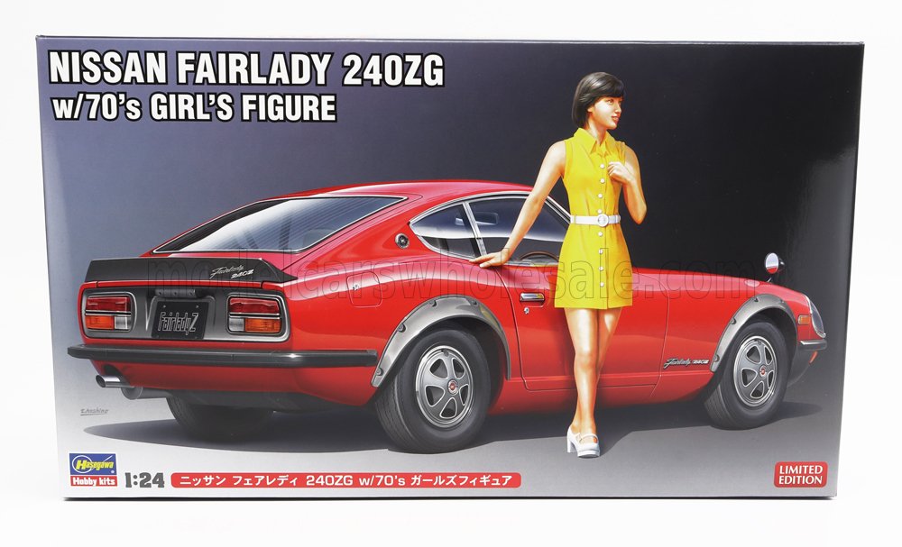 NISSAN | FAIRLADY 240ZG COUPE WITH 70s GIRL FIGURE 1972 | /