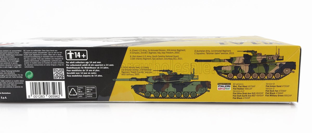 TANK | M1A1 ABRAMS MILITARY 1980 | 1/35