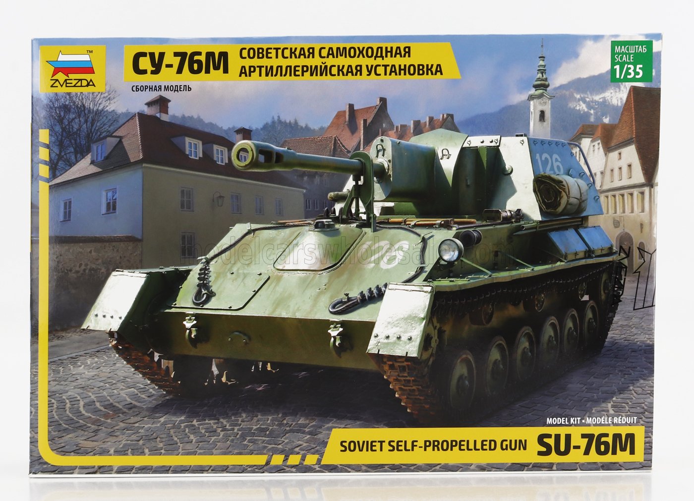 TANK | SU-76M SOVIET SELF PROPELLED GUN TANK MILITARY 1945 | /