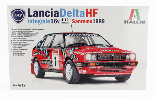 LANCIA | DELTA HF INTEGRALE 16V MARTINI N 1 WINNER RALLY SANREMO 1989 M.BIASION - T.SIVIERO + N 5 RALLY SANREMO 1989 D.AURIOL - B.OCCELLI | /