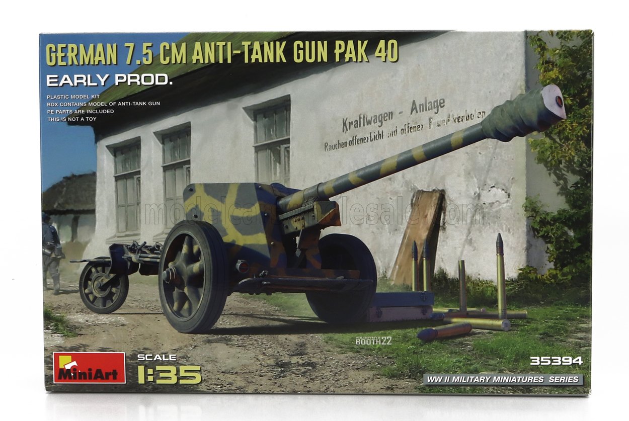 ACCESSORIES | MILITARY GERMAN 7.5 ANTI-TANK GUN PAK 40 1945 | /