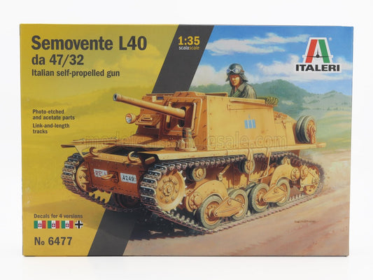 FIAT | ANSALDO SEMOVENTE L40 47/32 TANK MILITARY 1941 |1/35