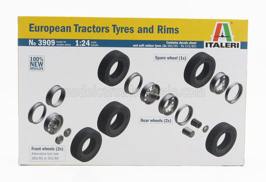 ACCESSORIES | SET 8X EUROPEAN TIRES AND RIMS FOR TRUCK | /