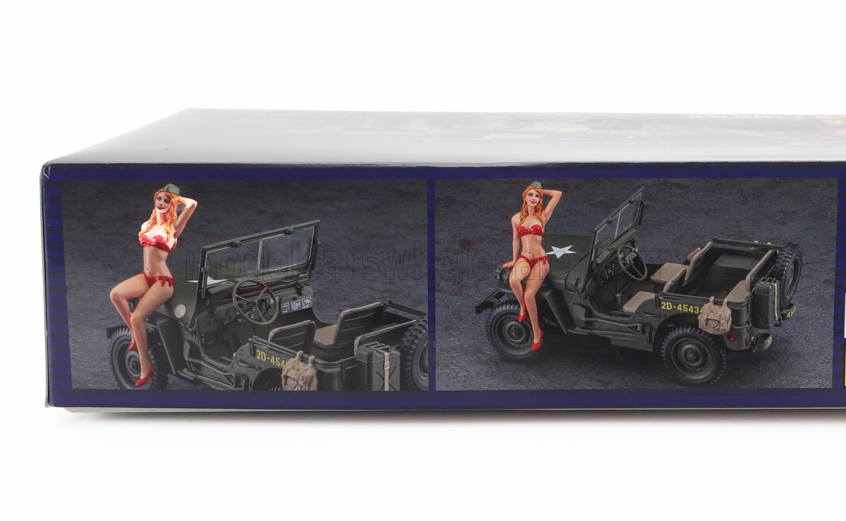 JEEP | WILLYS MB U.S 1/4 TON 4X4 MILITARY UTILITY TRUCK WITH BLOND GIRL FIGURE 1942 | /