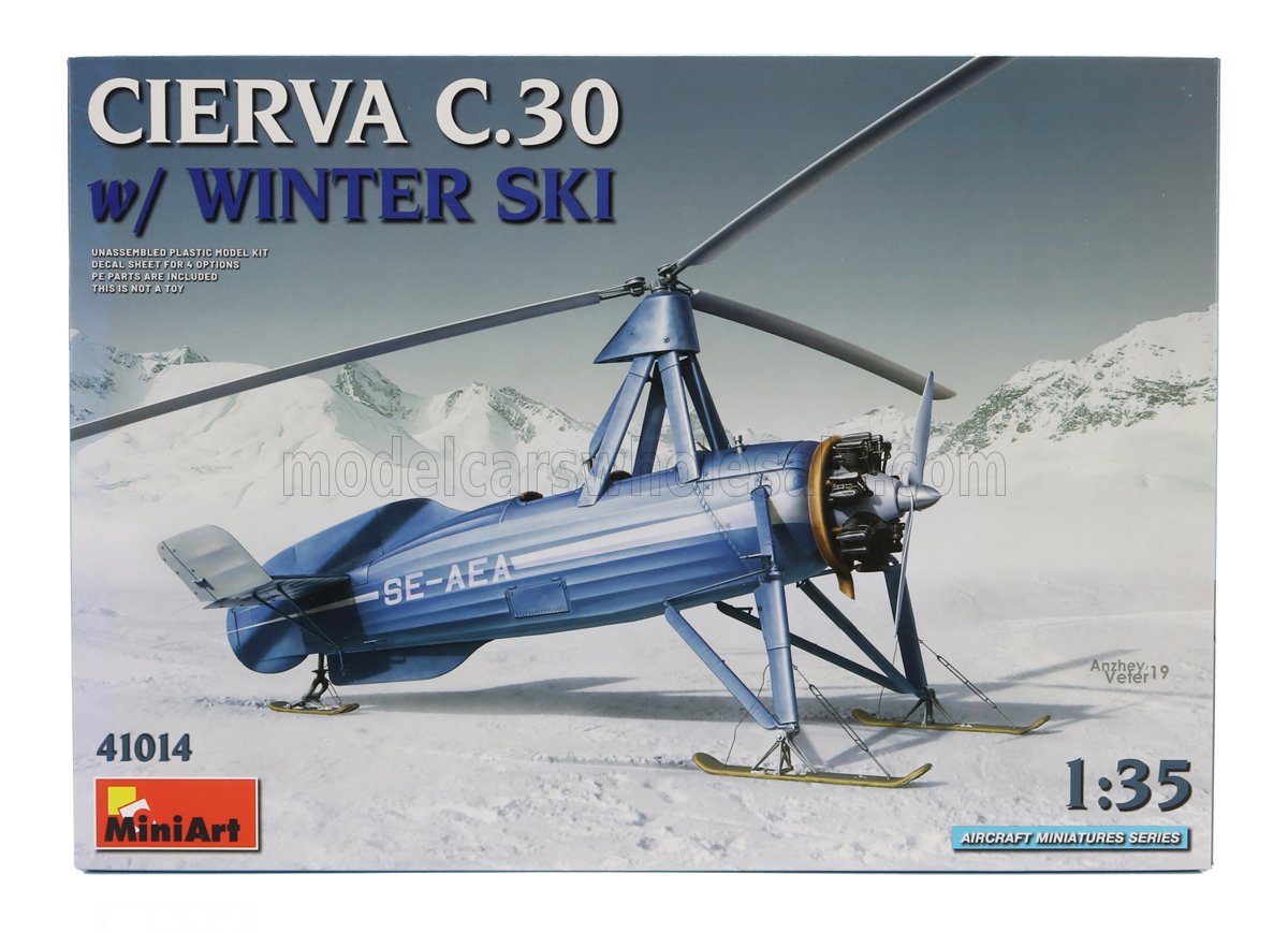 AVRO | CIERVA C.30 SE-AEA AIRPLANE WINTER SKI 1933 | /