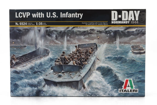 BOAT | LCVP LANDING CRAFT WITH USA INFANTRY MILITARY D-DAY NORMANDY 1944 | /