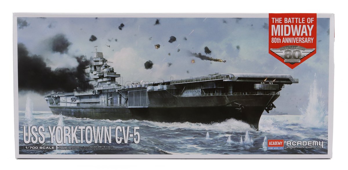 SHIP | USS YORKTOWN CV-5 BOAT PORTAEREI AIRCRAFT CARRIER THE BATTLE OF MIDWAY 1942 | /