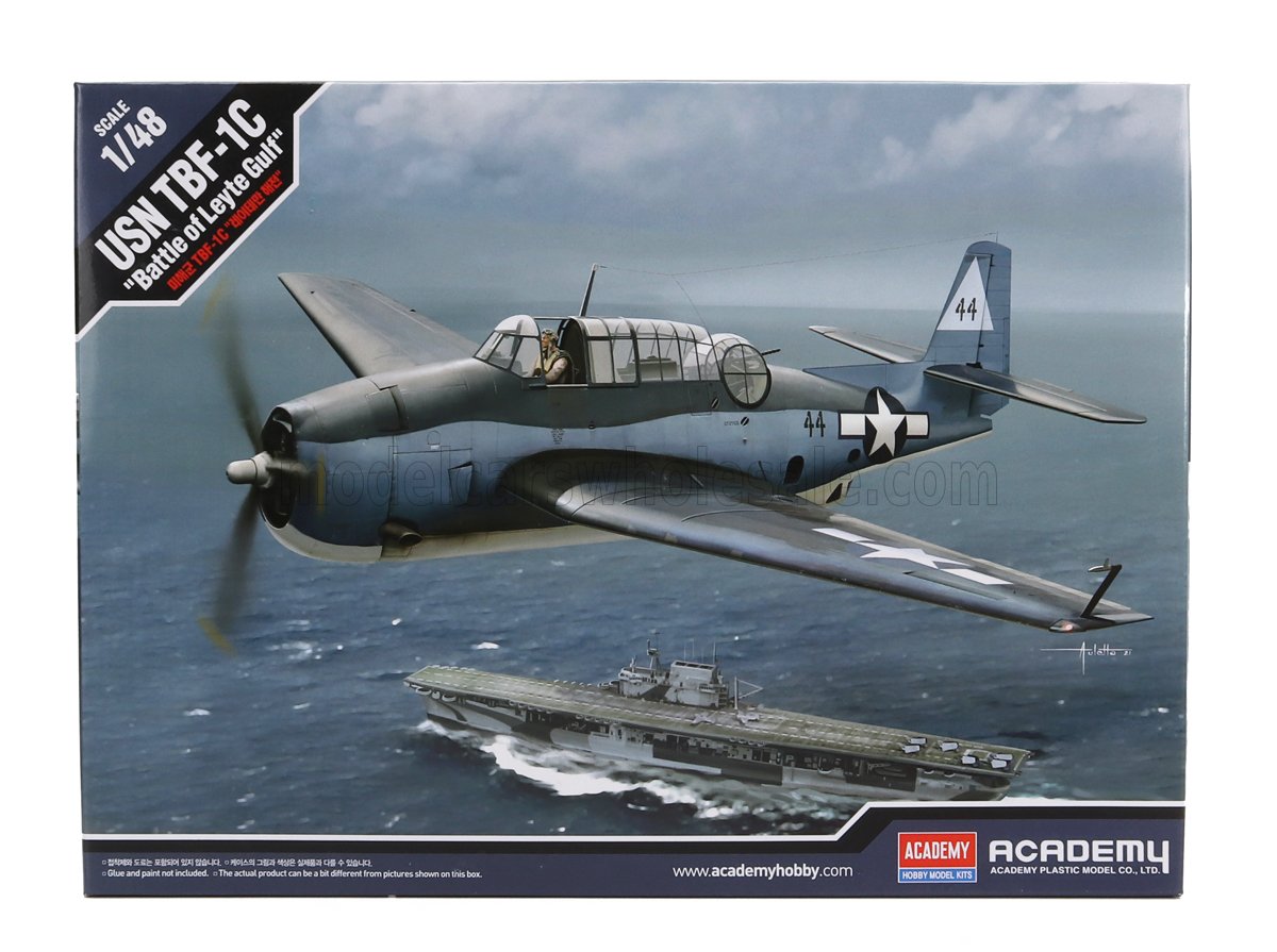 McDONNEL DOUGLAS | USN TBF-1C MILITARY AIRPLANE BATTLE OF LEYTE GULF 1944 | /