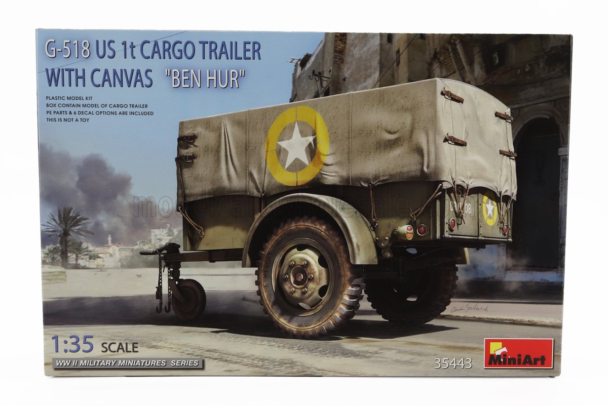 TRAILER | RIMORCHIO - G-518 US CARGO TRAILER BEN HUR MILITARY | /