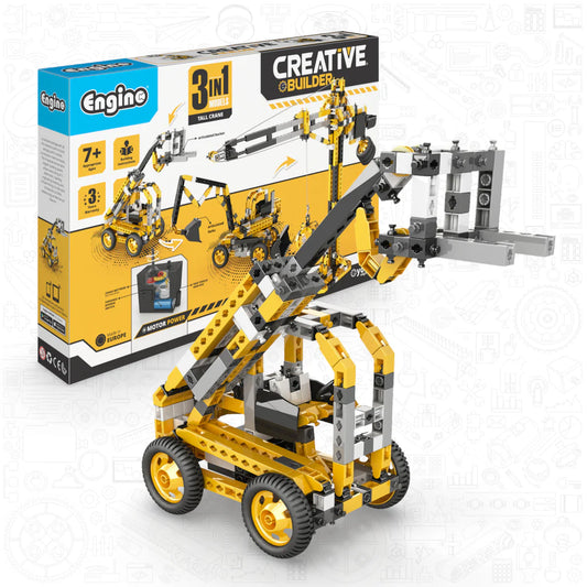 Tall Crane Machinery Motorized set