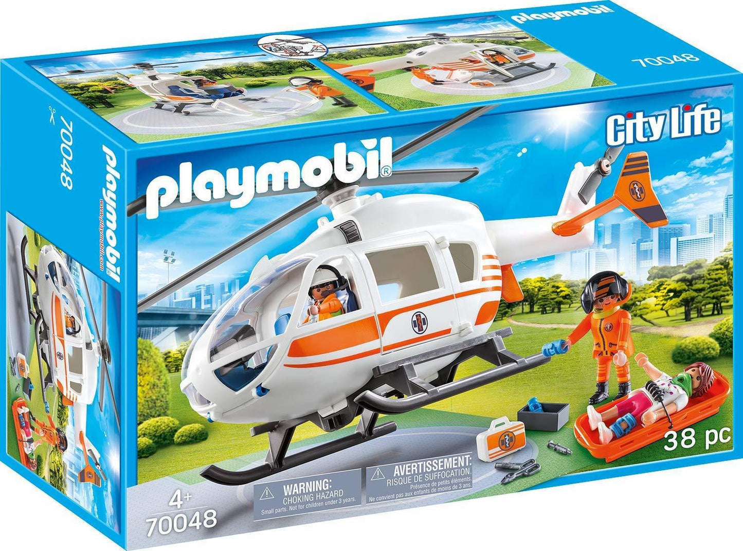 Playmobil City Life Rescue Helicopter για 4+ ετών