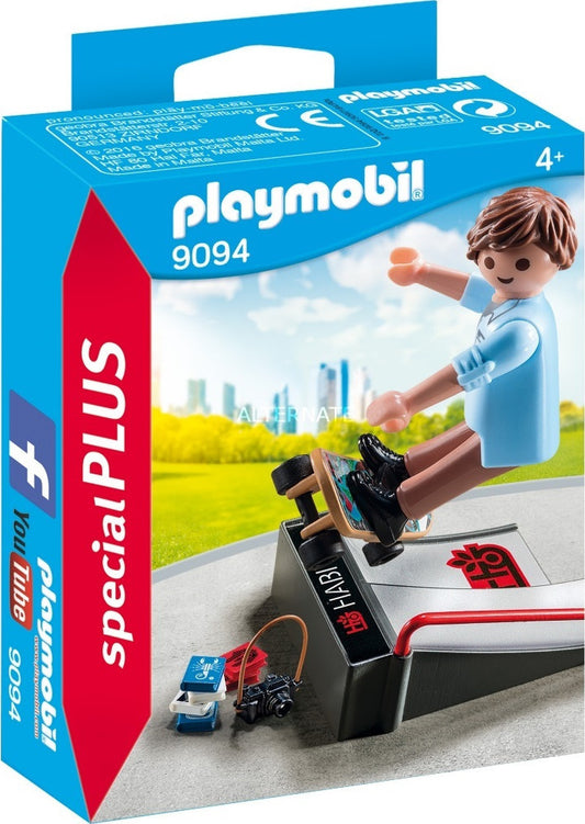 Playmobil Special Plus Skateboarder με Ράμπα για 4+ ετών