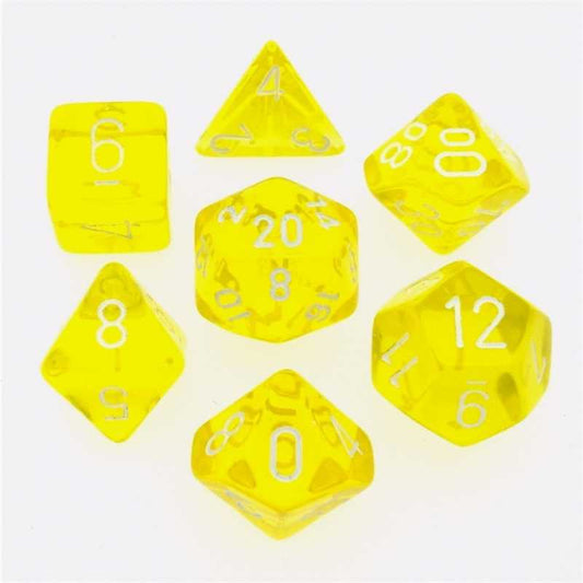 23072 Yellow Translucent Dice