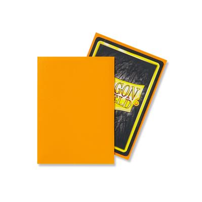 AT-11013 Dragon Shield Standard Sleeves - Matte Orange (100 Sleeves)