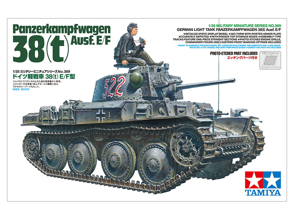 1/35 GERMAN LIGHT TANK PANZERKAMPFWAGEN 38(t) Ausf.E/F